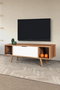 Hanah Home Mesir 3326 Soporte para TV Nogal y Blanco